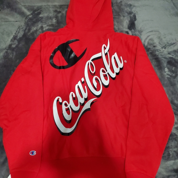 Limited Champion coca cola hoody - Picture 2 of 3